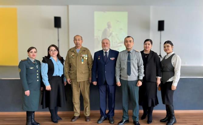 Ауған соғысының ардагерлері оқушылармен батылдық сабағын өткізді