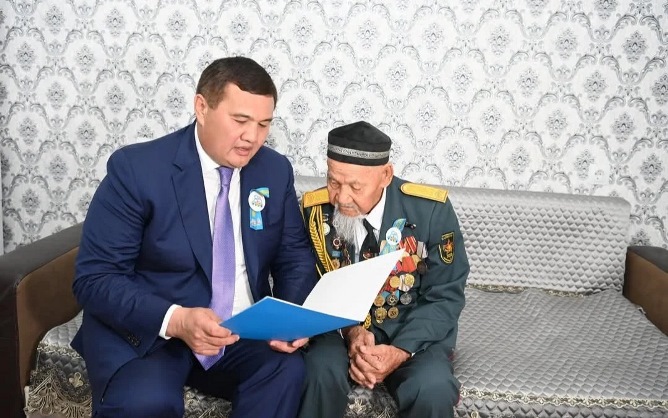 Қызылордада 103 жастағы соғыс ардагері құрметке бөленді   