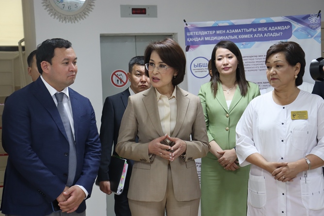 Қазақстан Республикасының Денсаулық сақтау министрі ауданға келді