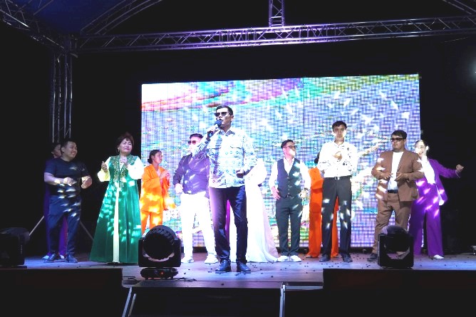 «Лотос-Fest»: Мақат өнерпаздары Құрманғазы төрінде