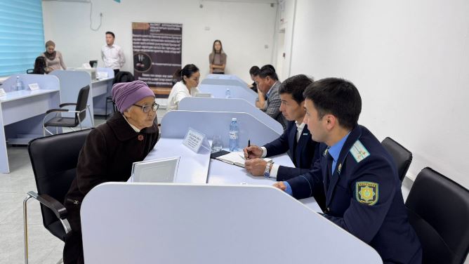 Аудан тұрғындарына құқықтық көмек көрсетілді