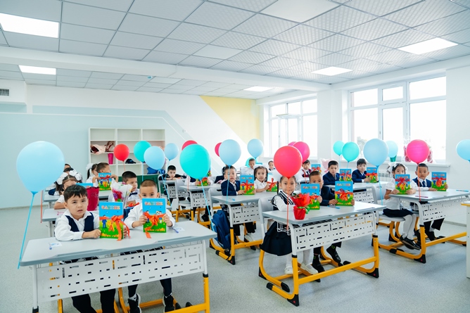 Көктем-2 ауылындағы жаңа мектеп оқушыларын қабылдады