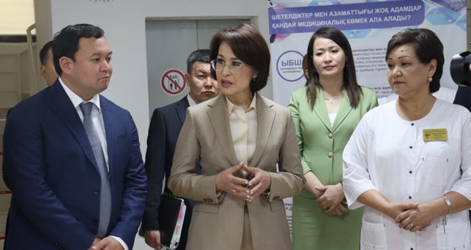 Қазақстан Республикасының Денсаулық сақтау министрі ауданға келді