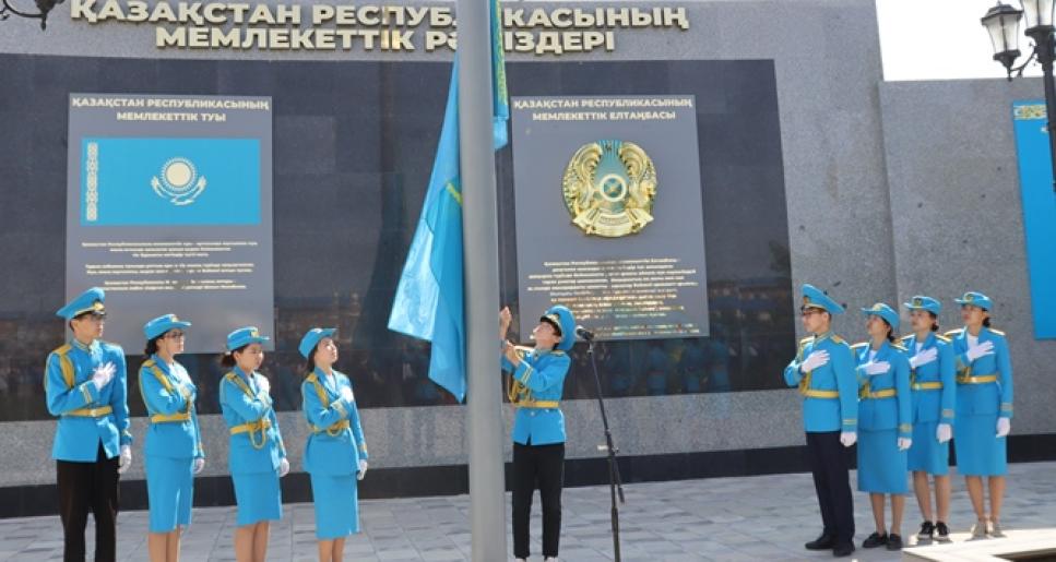 АУДАНДА РӘМІЗДЕР КҮНІ АТАЛЫП ӨТТІ