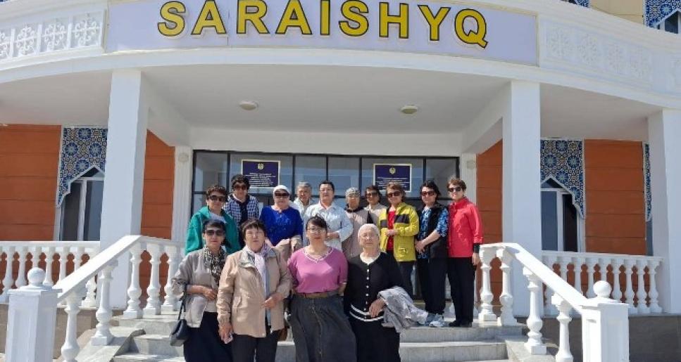 САРАЙШЫҚҚА САЯХАТ ҰЙЫМДАСТЫРДЫ
