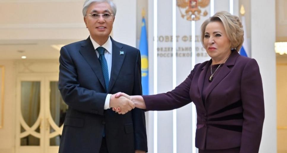 Мемлекет басшысы Ресей Федералды Жиналысы Федерация Кеңесінің Төрағасы Валентина Матвиенкомен кездесті