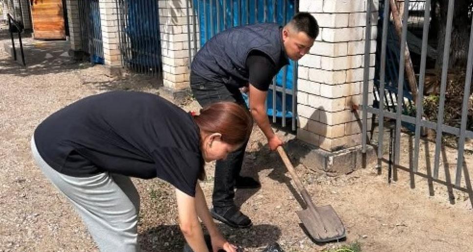 Аудандық полицейлер сенбілікке қатысты