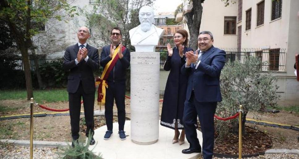 Италияда Абай Құнанбайұлының бюсті ашылды