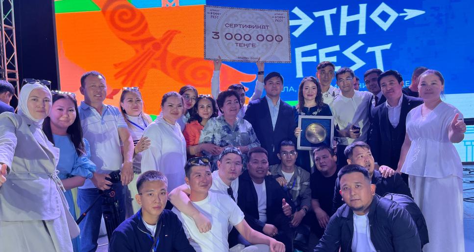 МАҚАТ АУДАНЫ “АТЫРАУ ЭТНО-FEST” ФЕСТИВАЛІНДЕ І ОРЫН ИЕЛЕНДІ