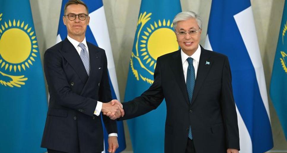 Мемлекет басшысы Финляндия Президенті Александр Стуббпен келіссөз жүргізді
