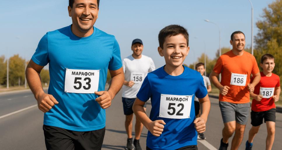 Атырауда алғаш рет әке мен ұлдарға арналған марафон өтеді