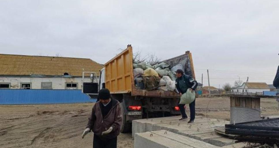 «Таза Қазақстан» акциясы аясындағы тазалық жұмыстары